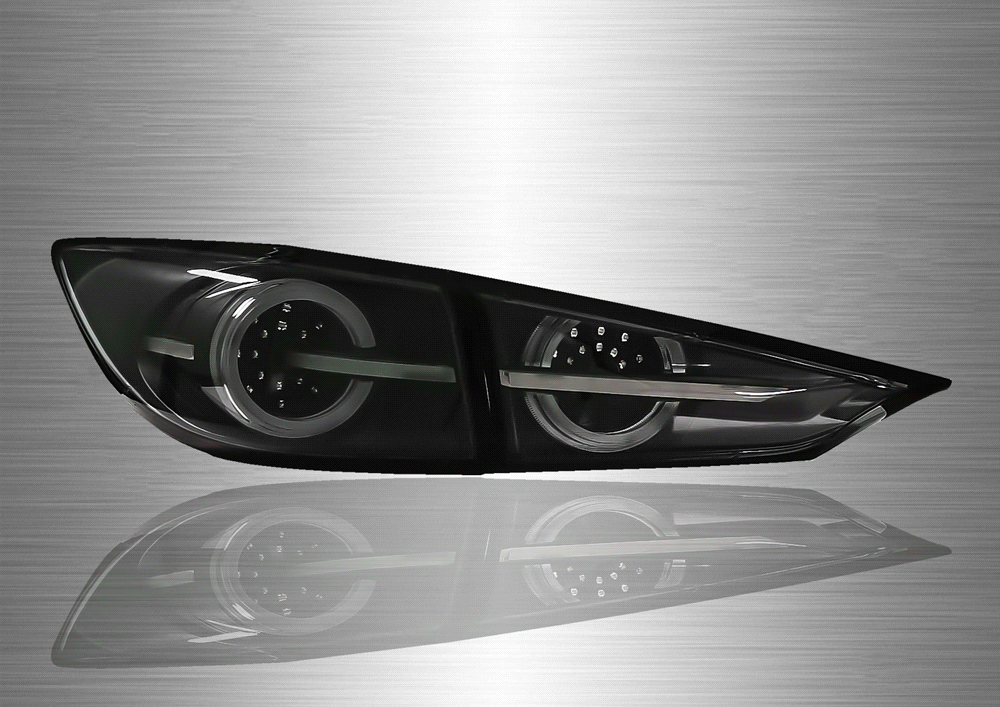 Buy MAZDA 3 2013 2018 Clear Lens LED Tail Lamp with Sequntial Signal